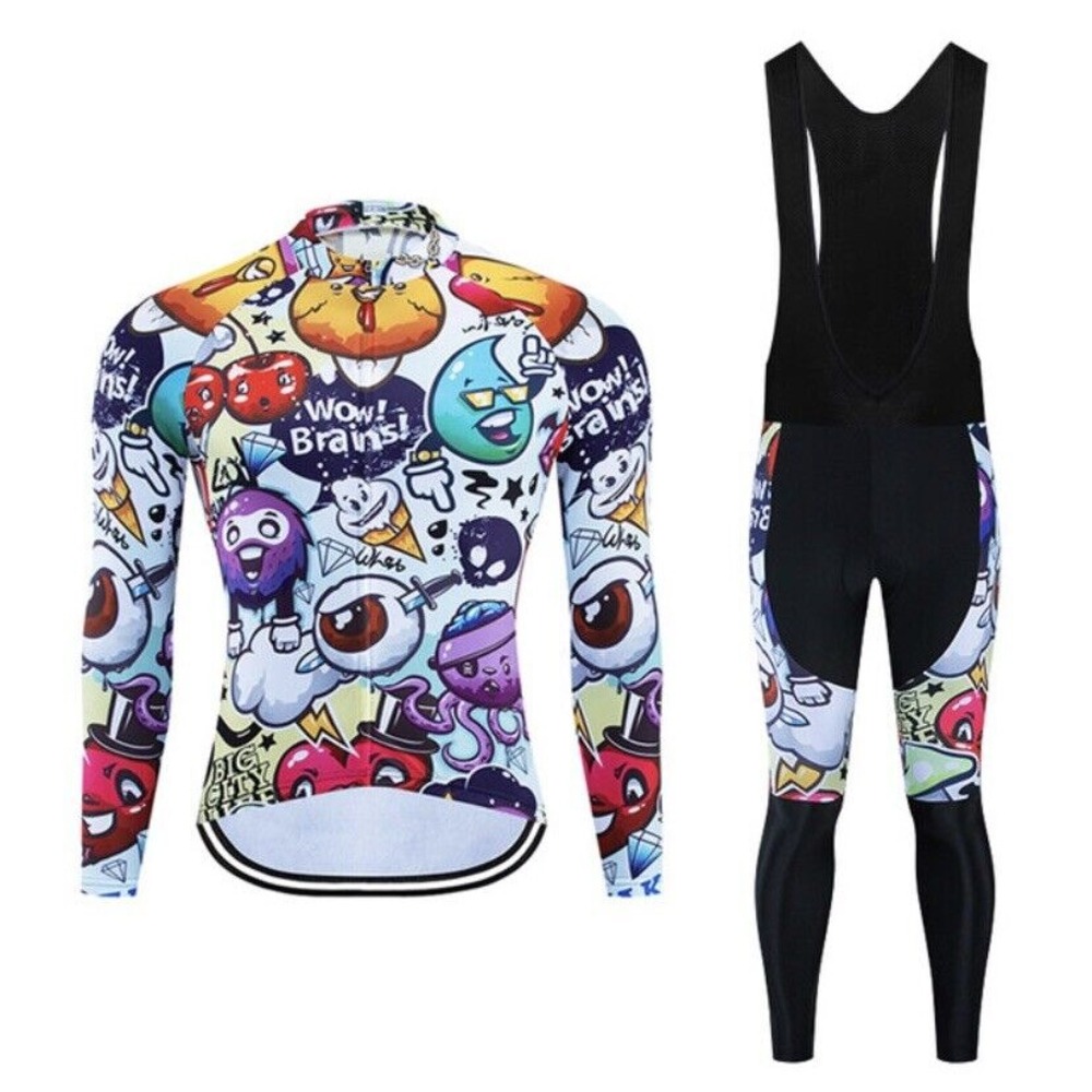 Wow! Brains! Cycling‎ Singlett and Matching Zip Up Jacket NWT, Sz XXL